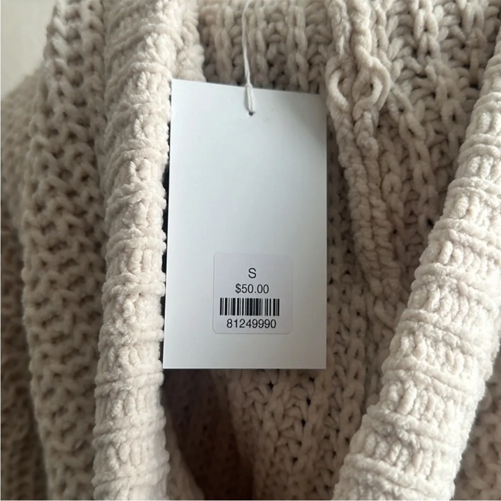 POL - Cream Knit Oversized Sweater - NWT -Small - Picture 3 of 9
